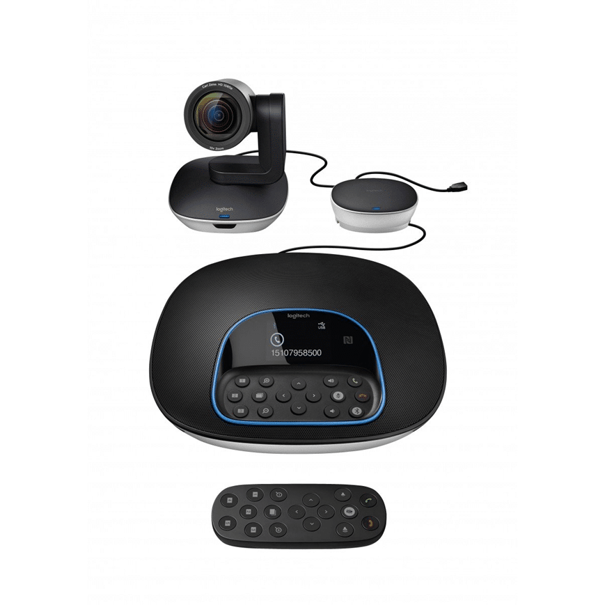 Système de visioconférence Logitech GROUP, pour les salles moyennes à grandes (960-001057)
