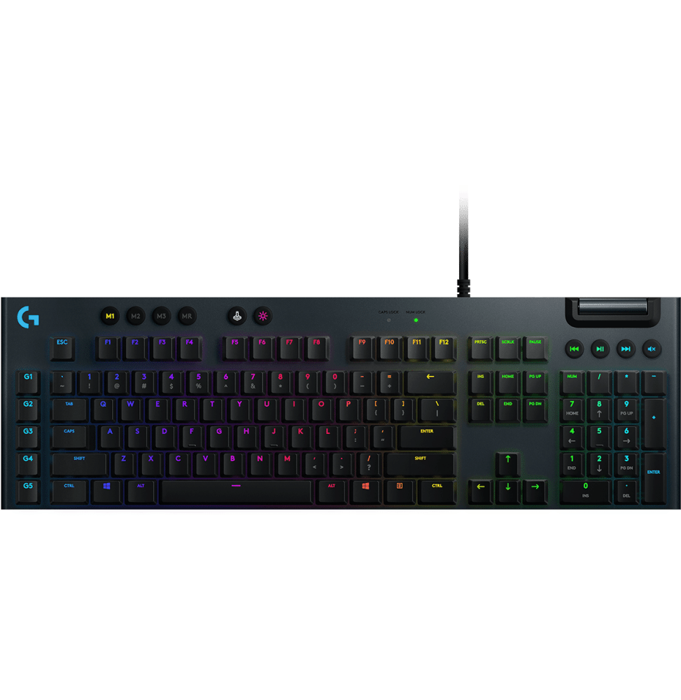 Logitech G815 – Clavier gaming mécanique RVB LIGHTSYNC – Tactile Version (920-008986)