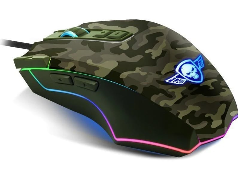 Souris avec fil gamer Spirit of Gamer Elite-M50 Army Edition 2 – RGB (M50)