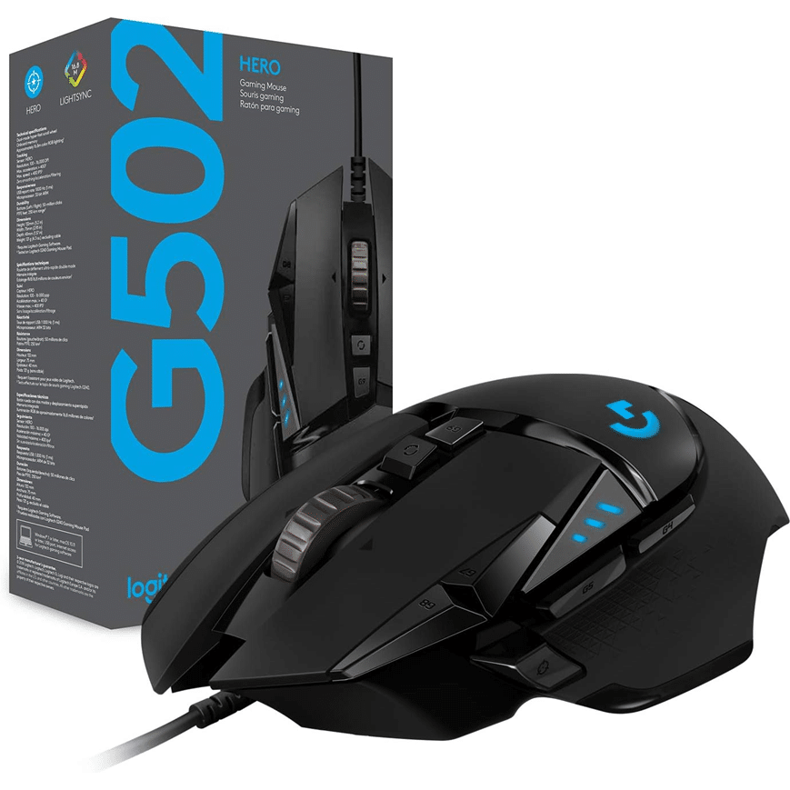 Souris Gamer Filaire Logitech G502 Hero USB (5099206080270)