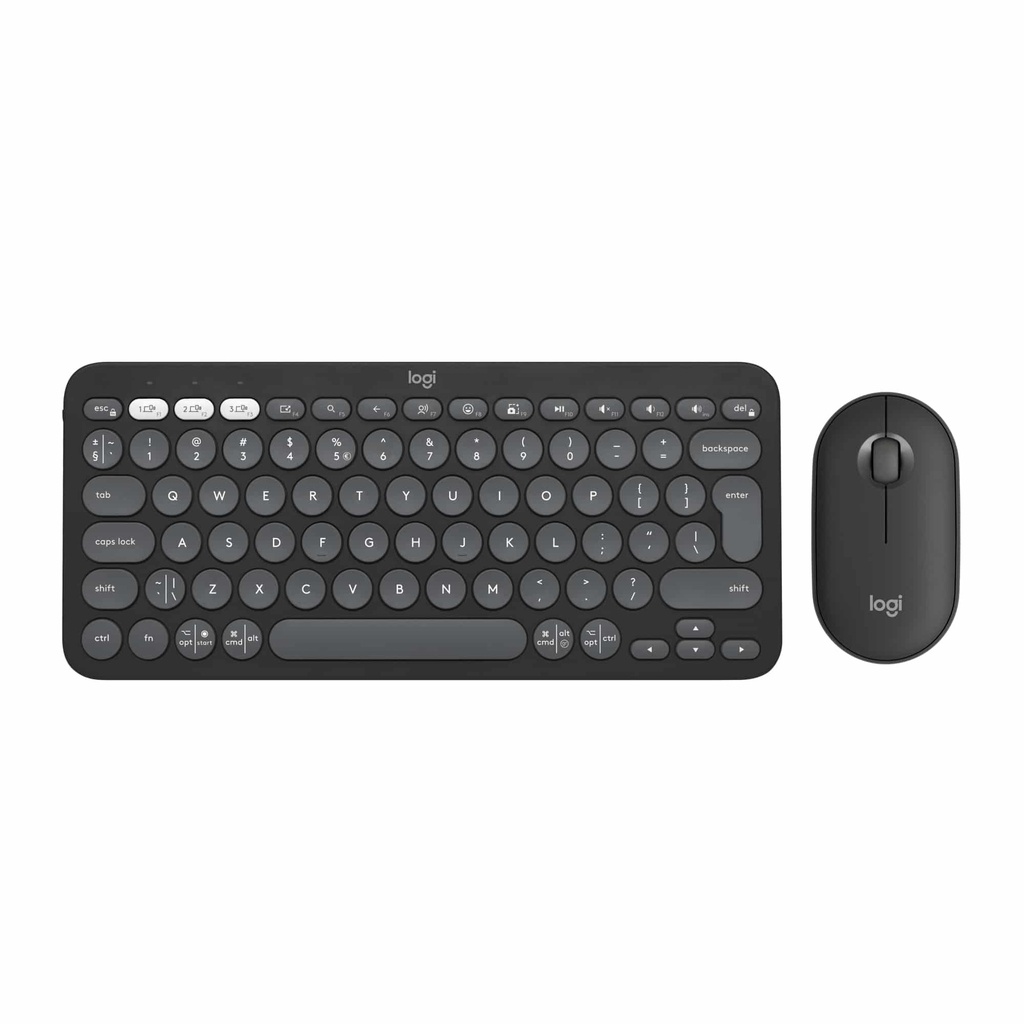 Ensemble Clavier & Souris LOGITECH PEBBLE 2 COMBO – TONAL GRAPHITE (920-012209)