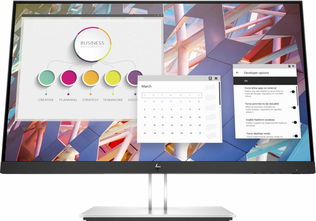 Écran 23,8″ Full HD HP E24 G4 (9VF99AS)