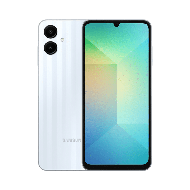 Samsung Galaxy A06 – 4 Go + 64 Go, Bleu clair (SM-A065FLBDMWD)