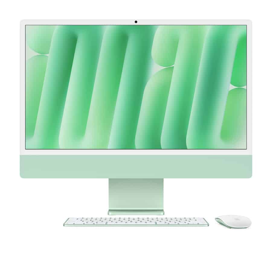 Apple iMac M4 (2024) 24″ 16 Go 256 Go Vert (MWUE3FN/A)