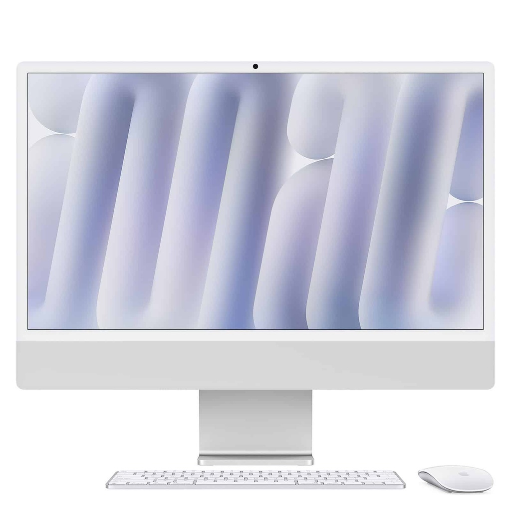 Apple iMac M4 (2024) 24″ 16 Go 512 Go Argent (MWUV3FN/A)