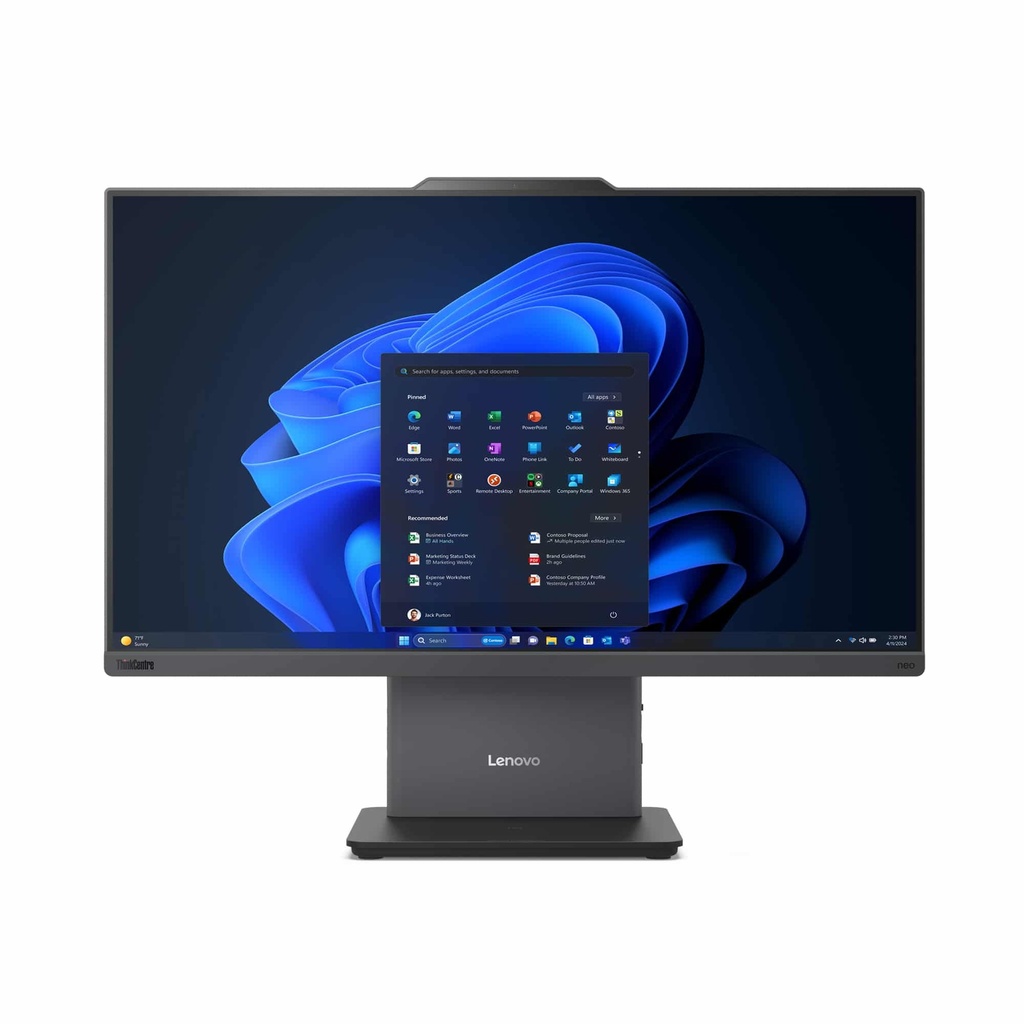Ordinateur de Bureau All-in-One Lenovo ThinkCentre neo 50a 23.8″ FHD (12SC001BFM)
