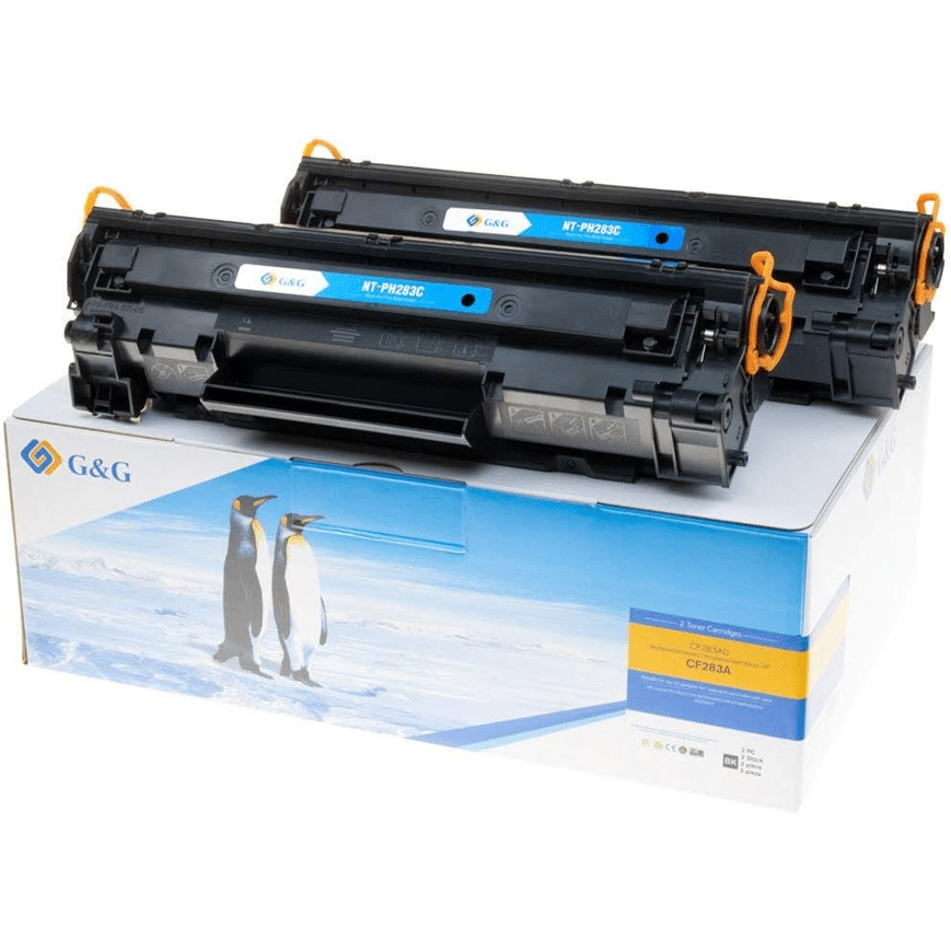 Toner Compatible – G&G – HP 83X – Noir – (CF283X/CRG)