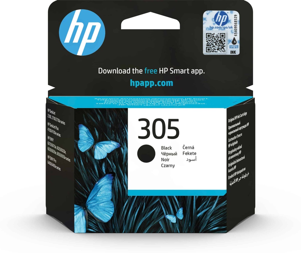 Cartouche d’encre HP 305 – Noir (3YM61AE)