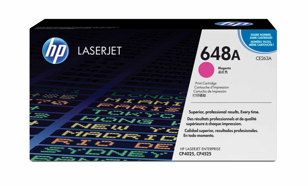 HP 648A Magenta  – Toner HP LaserJet d’origine (CE263A)