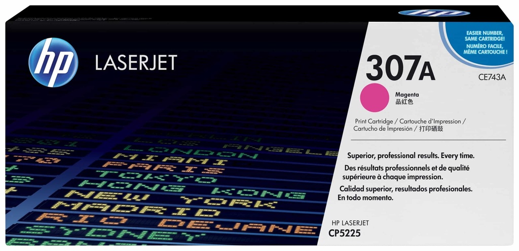HP 307A Magenta – Toner HP LaserJet d’origine (CE743A)