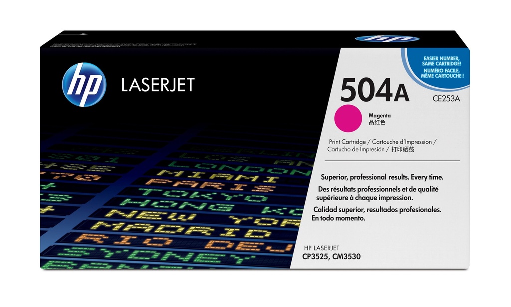 HP 504A Magenta  – Toner HP LaserJet d’origine (CE253A)