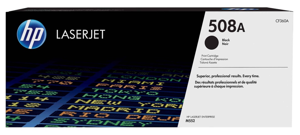 Toner HP 508A LaserJet authentique – Noir (CF360A)