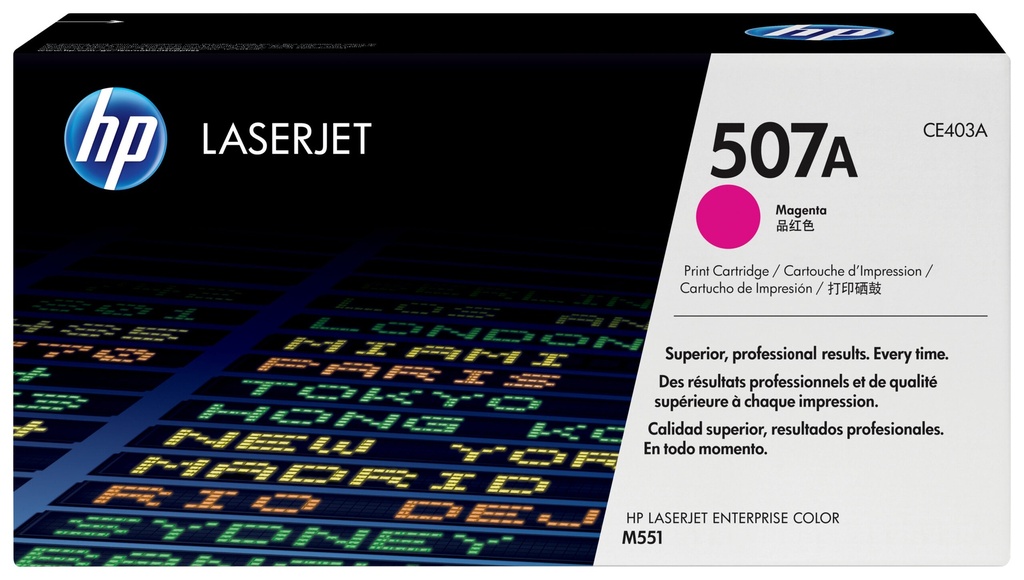 HP 507A Magenta – Toner HP LaserJet d’origine (CE403A)