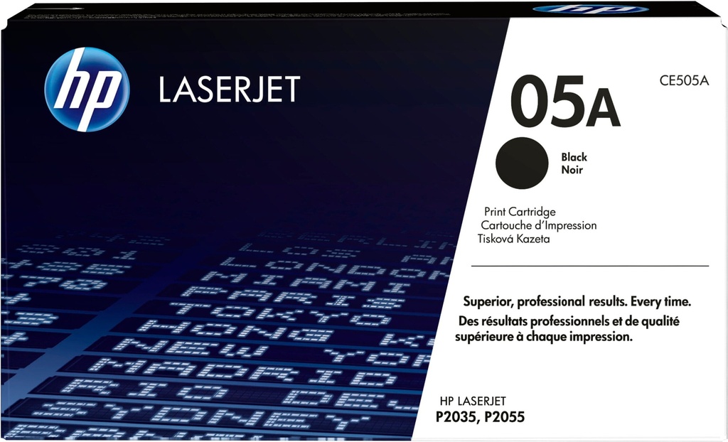 Toner HP 05A LaserJet authentique – Noir (CE505A)