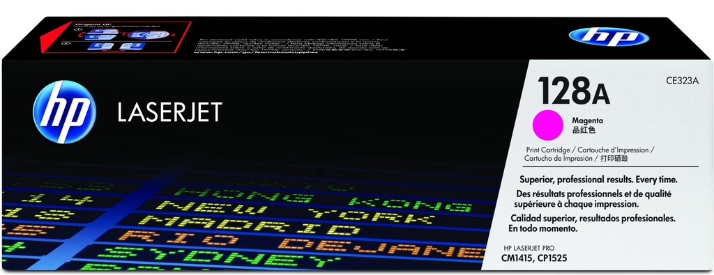 HP 128A Magenta – Toner HP LaserJet d’origine (CE323A)