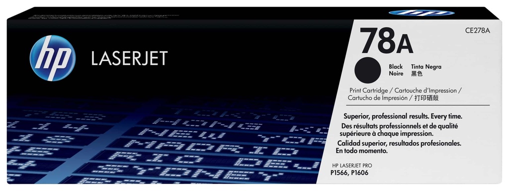 HP 78A Noir – Toner HP LaserJet d’origine (CE278A)