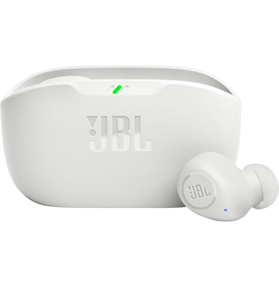 Écouteurs Bluetooth JBL Wave Buds - Blanc (JBLWBUDSWHT)