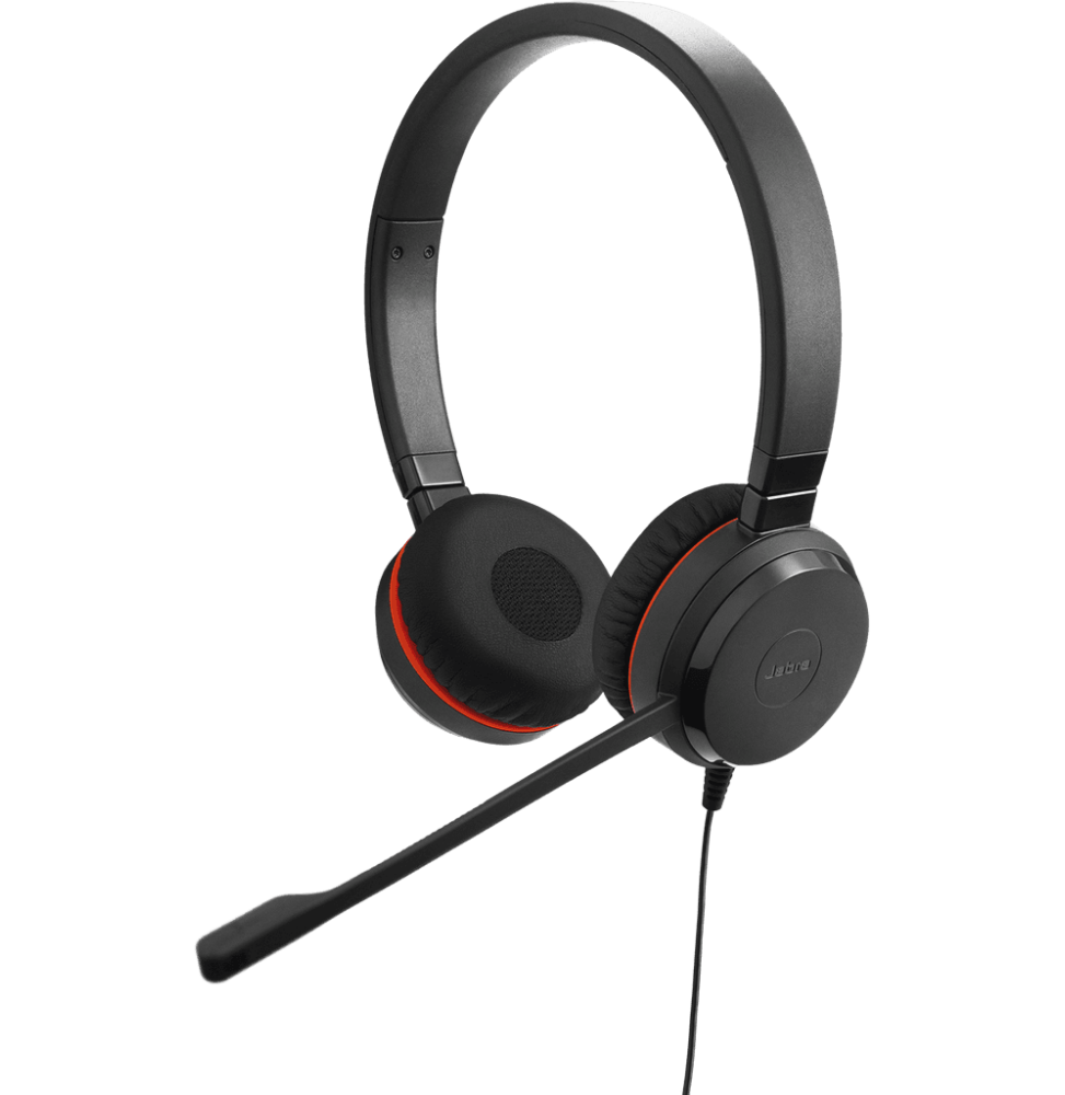 Micro-casque Jabra Evolve2 30 II Duo version Stereo - 3.5 mm Jack (14401-21)