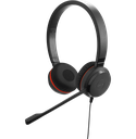 Micro-casque Jabra Evolve2 30 II Duo version Stereo - 3.5 mm Jack (14401-21)