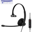 Micro-casque filaire Epos Impact 100 MS monaural USB-C et USB-A (1001419)