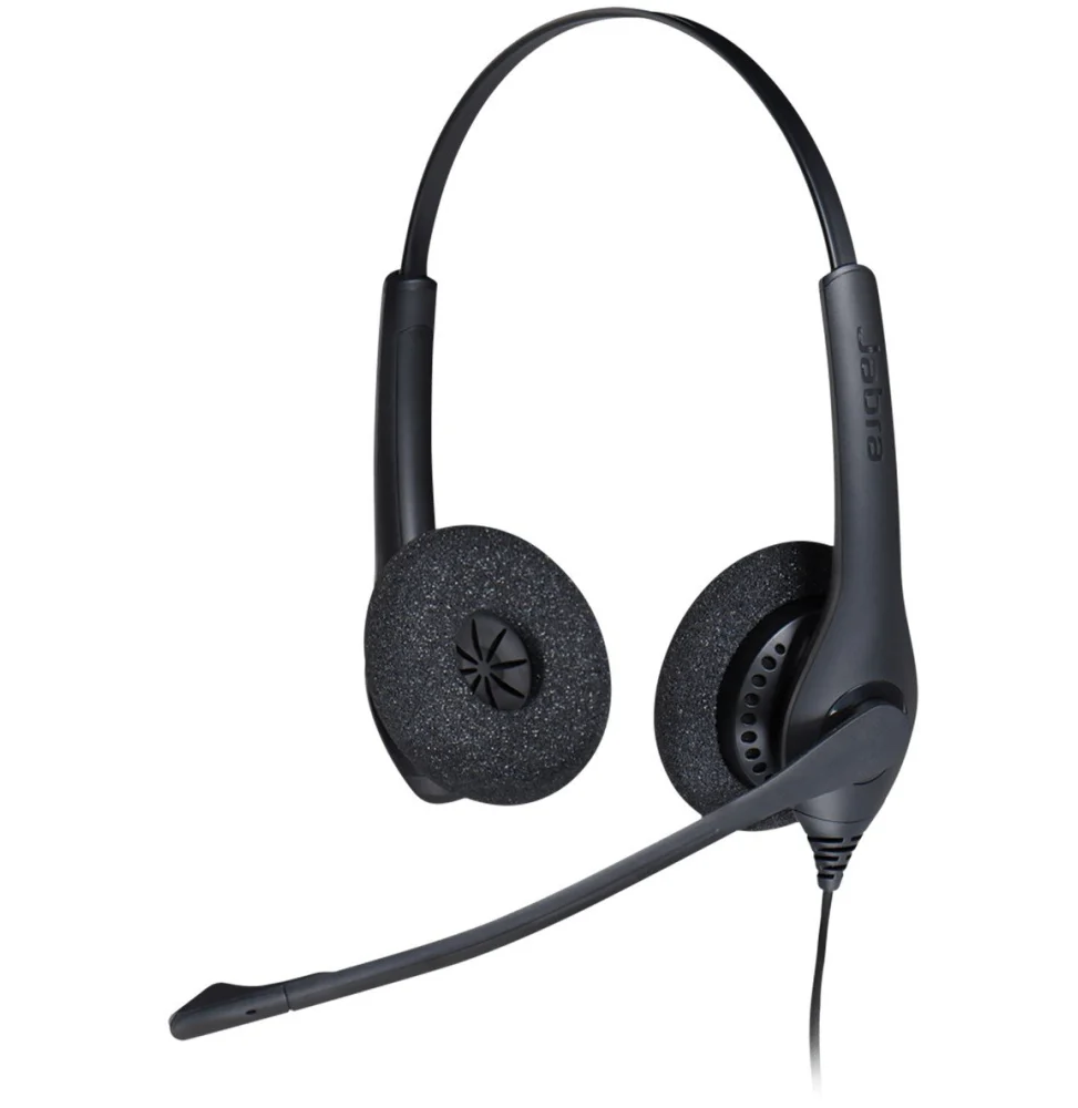 Micro-casque Jabra BIZ 1500 Duo Wideband micro antibruit + Adaptateur Jabra Link 230 - USB plug-and-play (1519-0154 + 230-09)