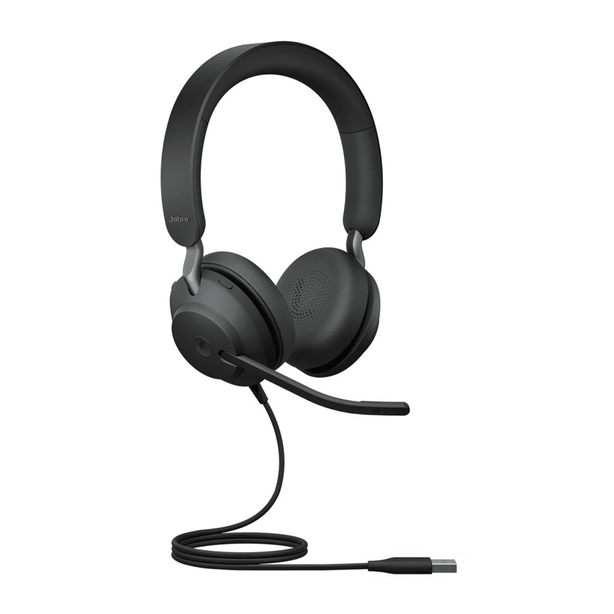 Micro casque filaire Jabra Evolve2 40 SE USB Type-A (24189-999-999)