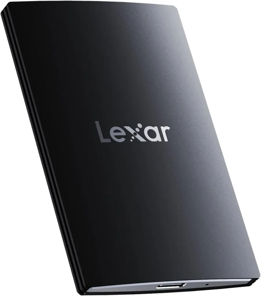 [LSL500X001T-RNBNG] Disque SSD externe Lexar SL500, 1To, jusqu'à 2000Mo/s en lecture, 1800Mo/s en écriture