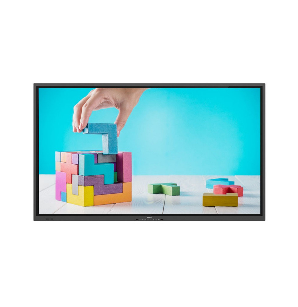 [75BDL4152E/00] Philips E-Line 75BDL4152E/00 Écran plat de signalisation numérique 190,5 cm (75") Wifi 400 cd/m² 4K Ultra HD Noir Écran