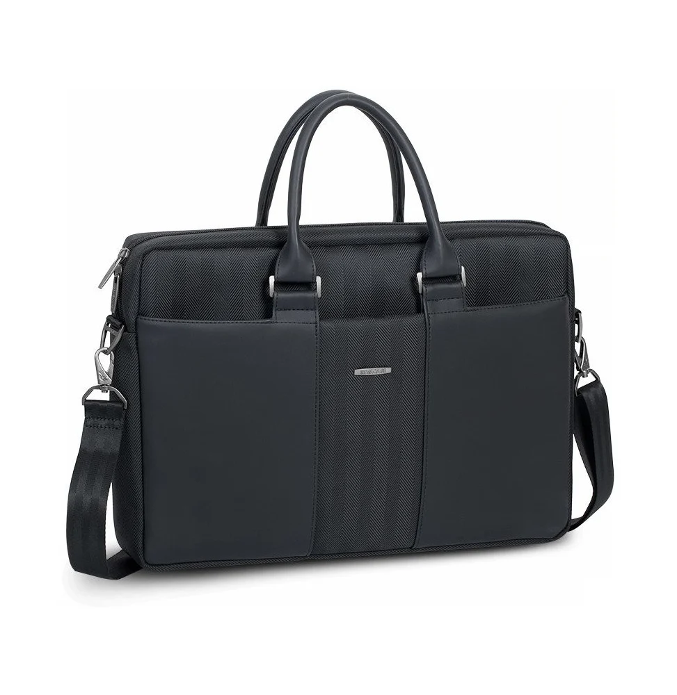Sacoche Rivacase noire Narita 8135 pour ordinateurs portables 15,6" (8135 Black)