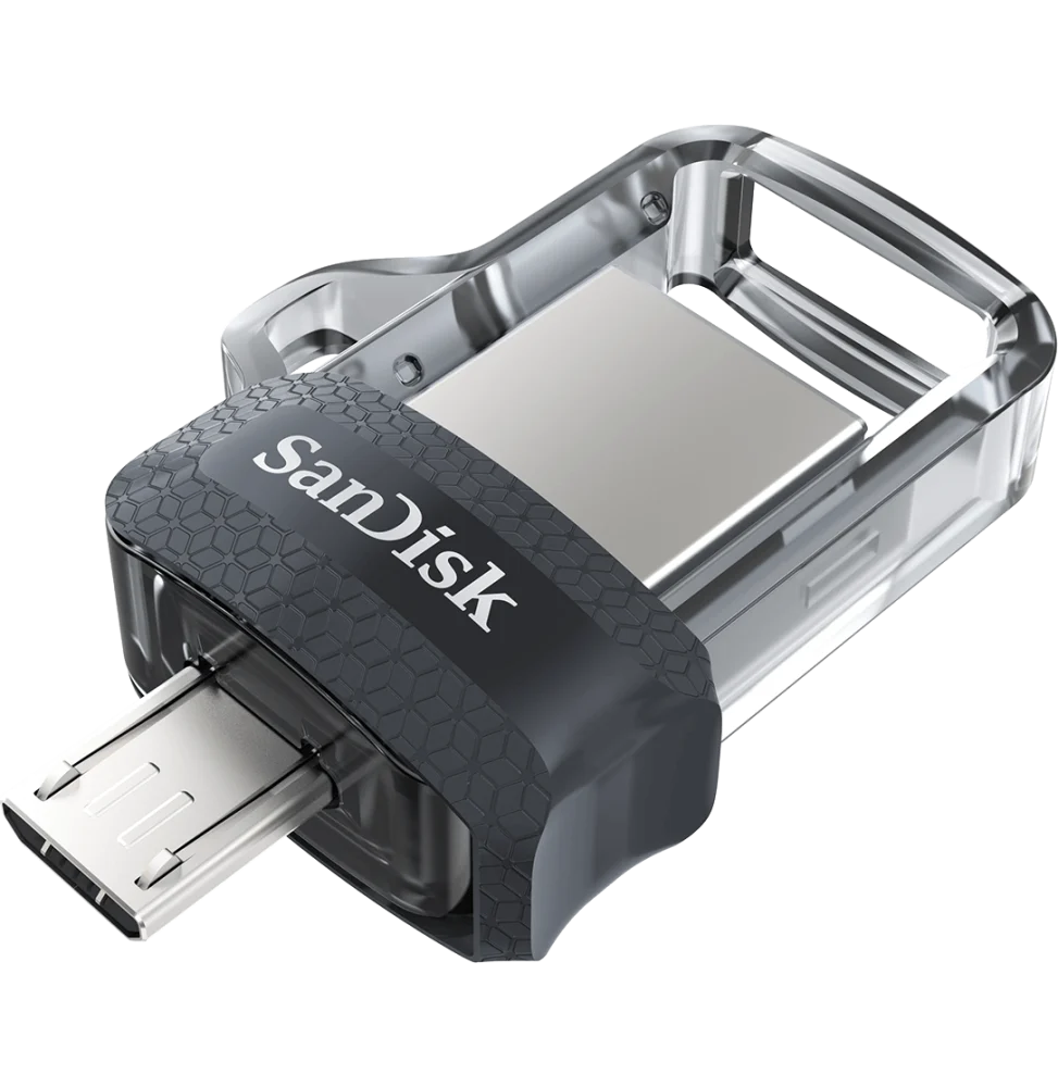 Clé USB SanDisk Ultra m3.0 double connectique micro-USB et USB 3.0 - 128 Go (SDDD3-128G-G46)