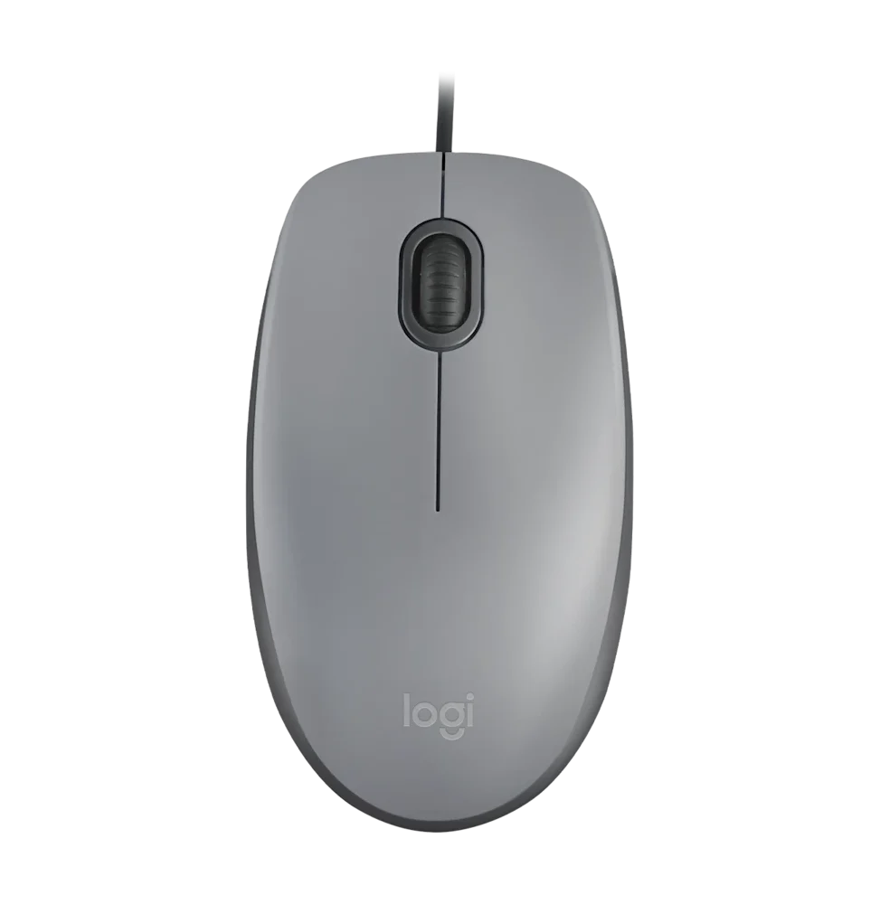 [910-006760] Souris filaire Logitech M110 Silent – Gris (910-006760)