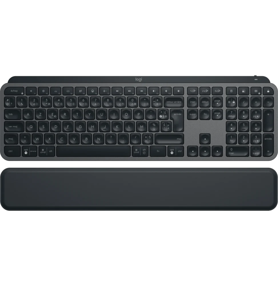 [920-009406] Clavier sans fil Logitech MX Keys Plus avec repose-poignets - AZERTY (920-009406)