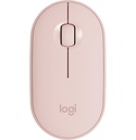 Souris sans fil Bluetooth Logitech Pebble M350 Rose (910-005717)