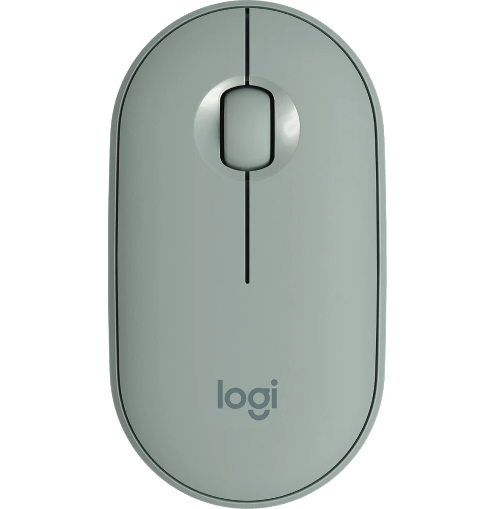 [910-005720] Souris sans fil Bluetooth Logitech Pebble M350 Eucalyptus (910-005720)