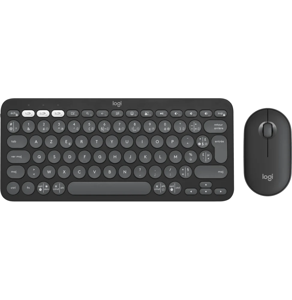 [920-012209] Ensemble clavier et souris sans fil Logitech Pebble 2 Combo