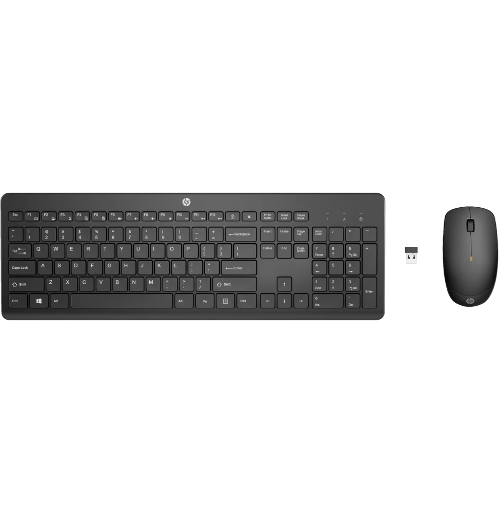 [1Y4D0UT] Ensemble clavier et souris sans fil HP 235 - AZERTY (1Y4D0UT)