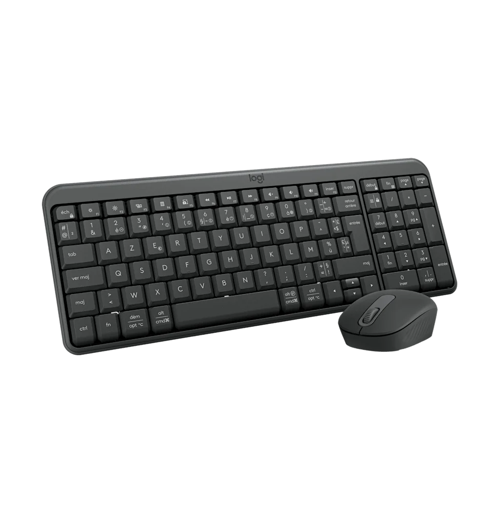 [920-013549] Ensemble clavier et souris sans fil Logitech MK250 Compact - AZERTY (920-013549)