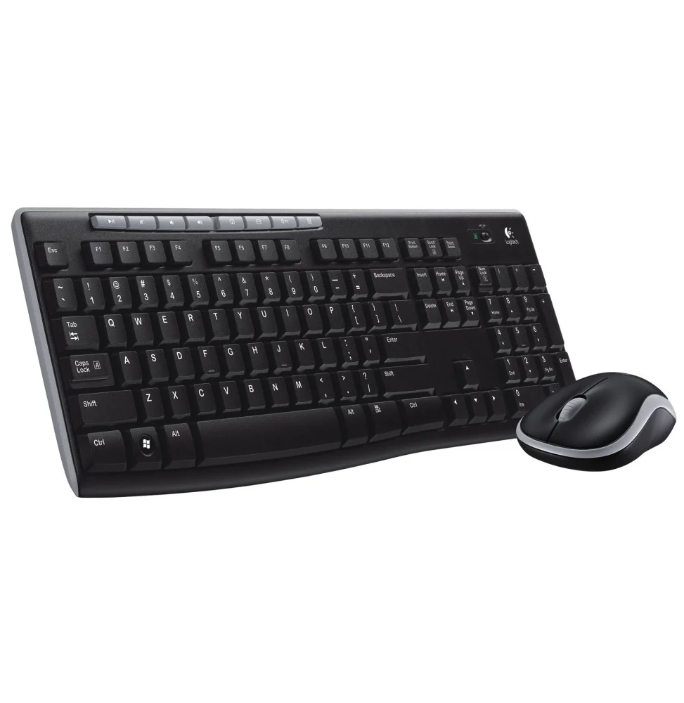 [920-004509] Logitech Wireless Desktop MK270 - Ensemble sans fil souris + Clavier QWERTY