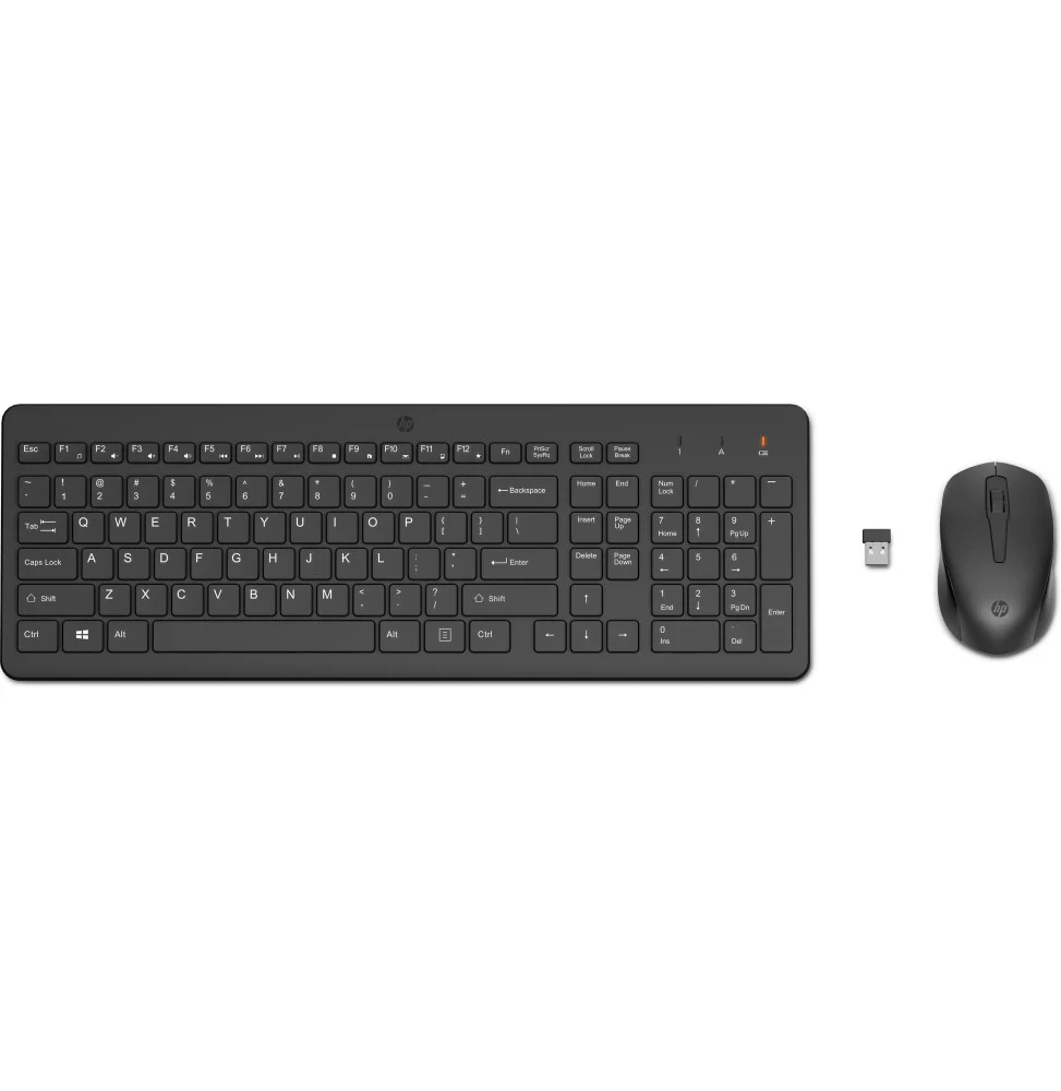 [2V9E6AA] HP Ensemble combiné clavier et souris sans fil 330 - AZERTY  (2V9E6AA)