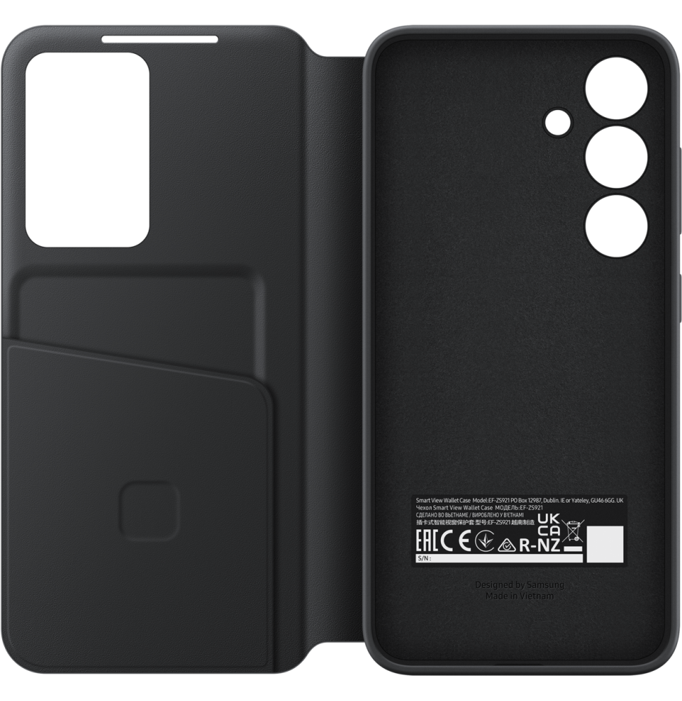 [EF-ZS921CBEGWW] Étui Smart View avec porte-carte Samsung pour Galaxy S24 (EF-ZS921CBEGWW)