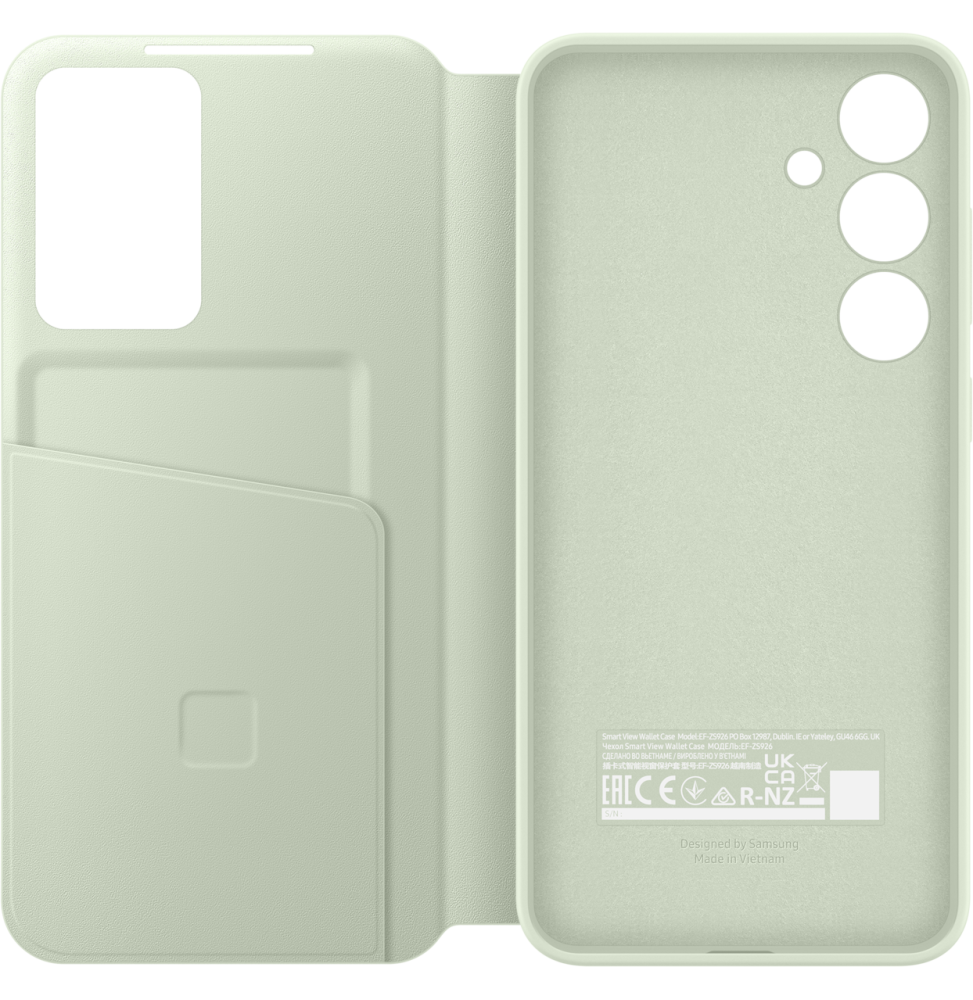 [EF-ZS926CGEGWW] Étui smart View Samsung avec porte-carte pour Galaxy S24+ (EF-ZS926CGEGWW)