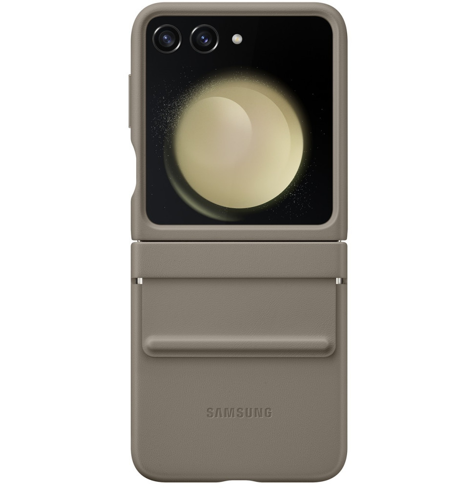 [EF-VF731PAEGWW] Étui à rabat Samsung en éco-cuir pour Galaxy Z Flip5 (EF-VF731PAEGWW)