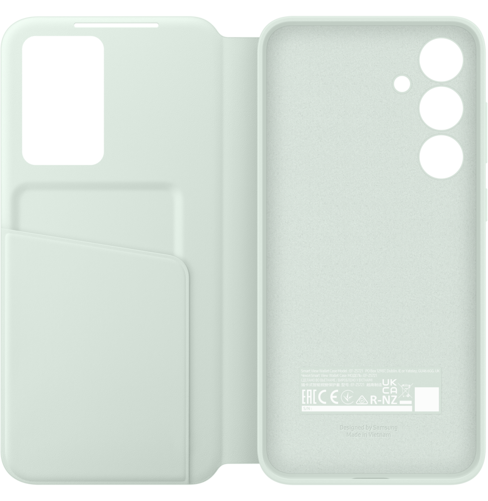 [EF-ZS721CMEGWW] Étui smart View Samsung avec porte-carte pour Galaxy S24 FE (EF-ZS721CMEGWW)