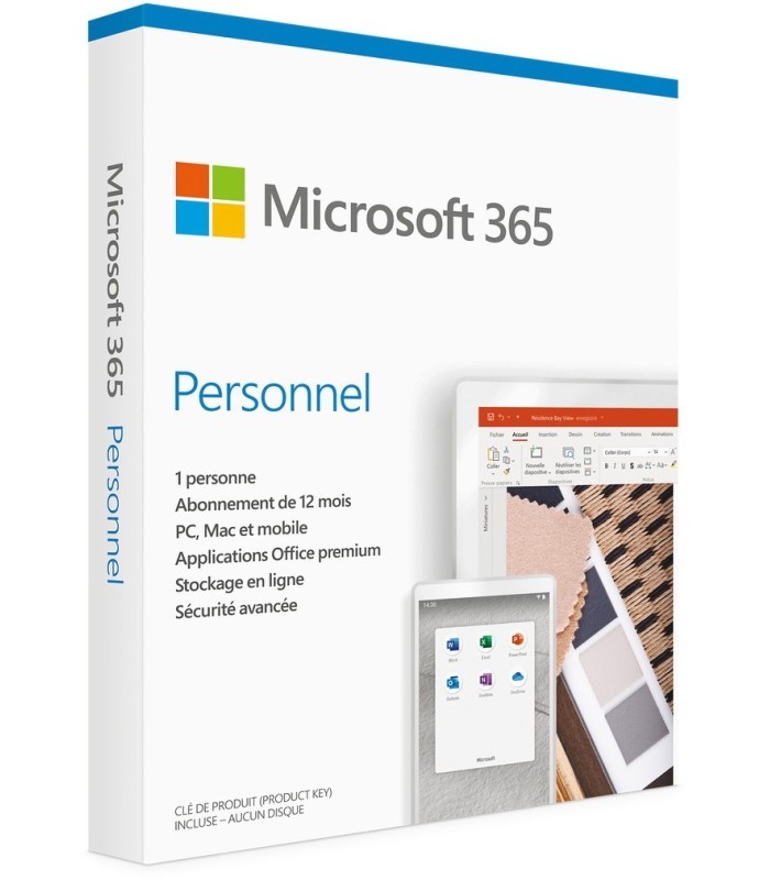 Microsoft 365 Personnel Français – 1 an / 1 PC (QQ2-01416)